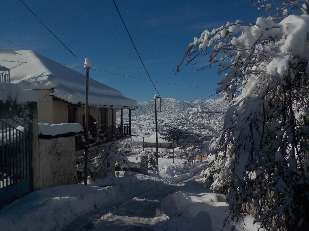 Enoikiazomena Petropoulos Aparthotel Ano Lousoi Buitenkant foto