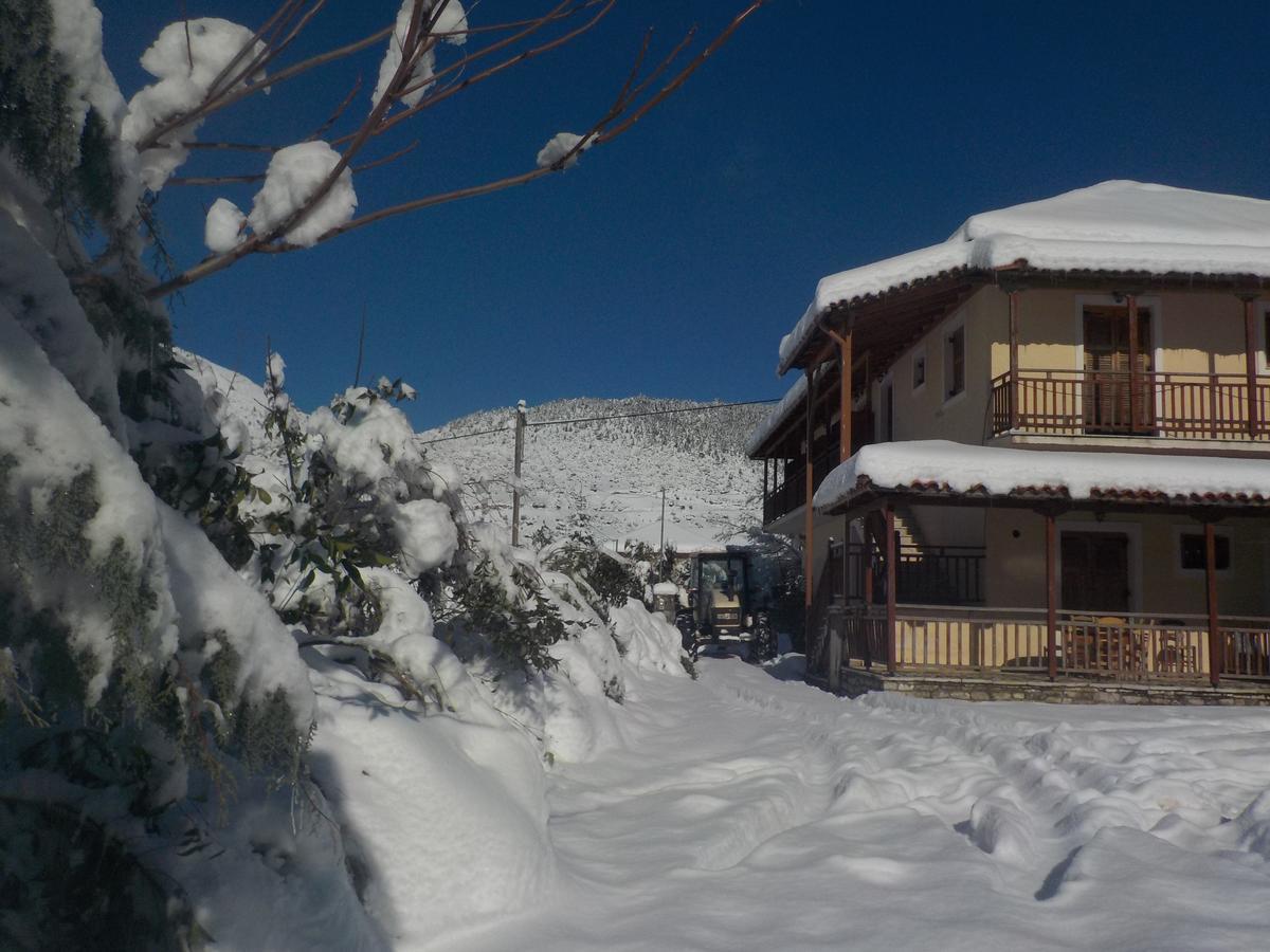 Enoikiazomena Petropoulos Aparthotel Ano Lousoi Buitenkant foto